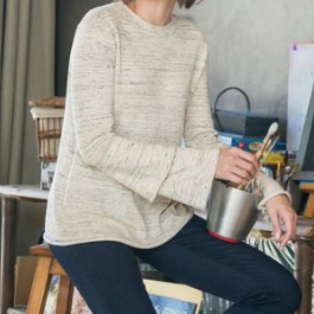 Soft surroundings Tallul knit to with bell sleeves